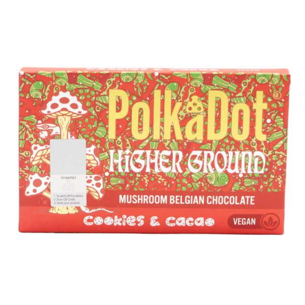 Polkadot Cookies and Cacao: 4g Mushroom Chocolate Bar