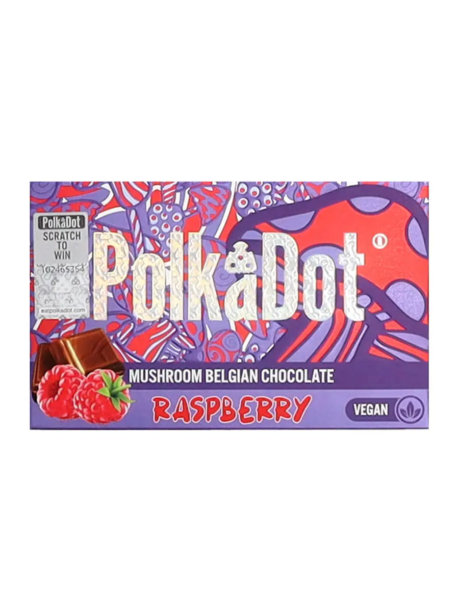 Polkadot Raspberry | 4g Mushroom Chocolate