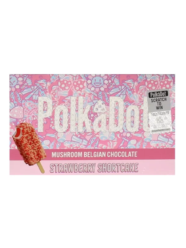 Polkadot Strawberry Shortcake | 4g Mushroom Chocolate