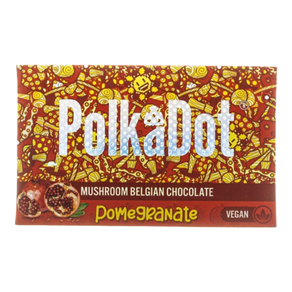 Polkadot Pomegranate | 4g Mushroom Chocolate Bar